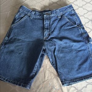 Wrangler Men's Dark Blue Denim Jean Shorts